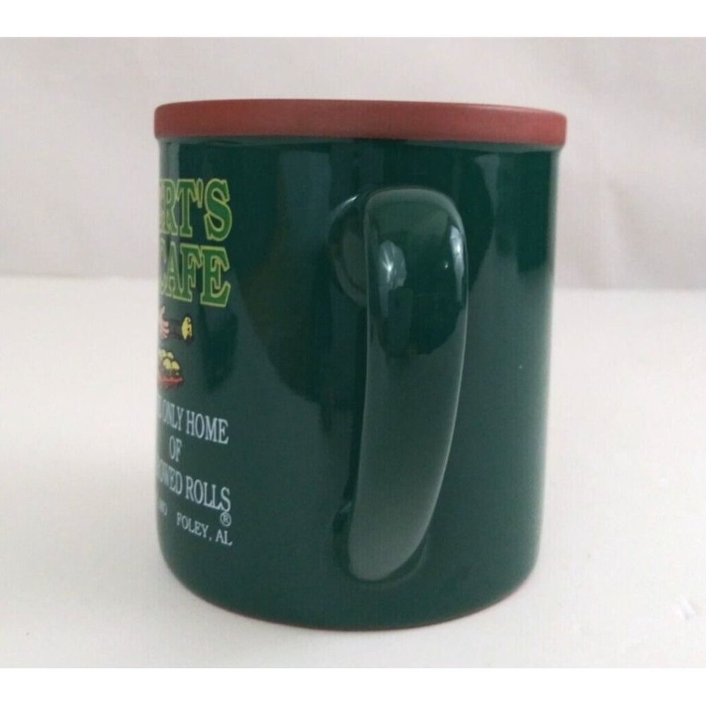 Vintage Lambert's Cafe The Only Home Of Throwed Rolls 3.5" Coffee Cup - Picture 4 of 6